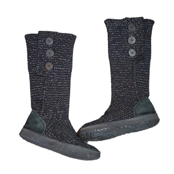 Ugg Australia Women 1876 Cardi Sweater buttons Boots shoes sz 10 - Picture 1 of 10